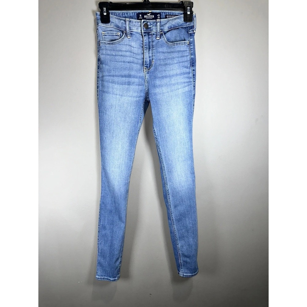 Hollister Jeans Women's 25x29 1R High Rise Super Skinny Medium Distressed